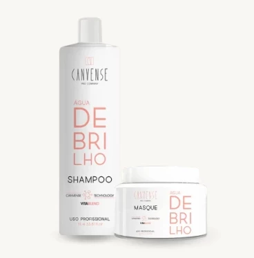 Imagem KIT SHAMPOO + MÁSCARA ÁGUA DE BRILHO - 500ml